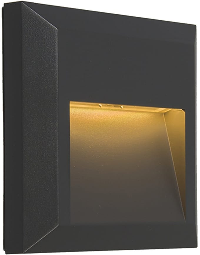 QAZQA Wandlamp Gem 2 donkergrijs