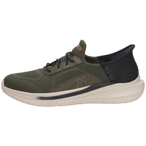 Skechers Slip-ins Slade - Cohen - Heren Instappers - Olijfgroen