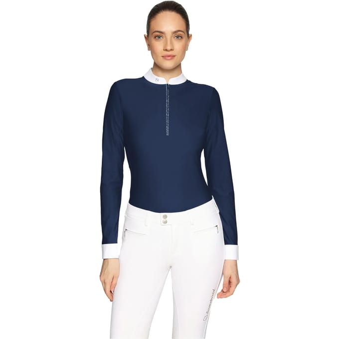 Dames wedstrijdpolo met lange mouwen Samshield Lou
