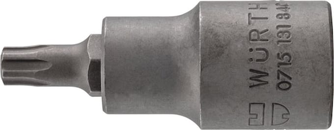Wurth - 1/2 inch TX-IP dopsleutel - 1/2 inch dopsleutel TX IP Aansluiting TX45 Soort aandrijving Binnenvierkant