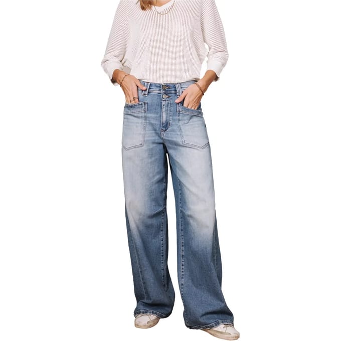 Vrouwen wide leg jeans Freeman T Porter Gaby