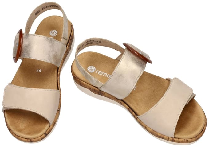 Sandalen met sleehak Remonte -