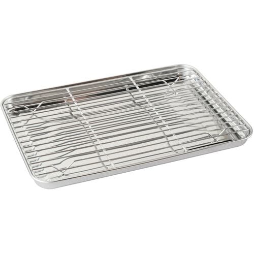 GRILLMEISTER RVS grillplaat (marineer schotel)