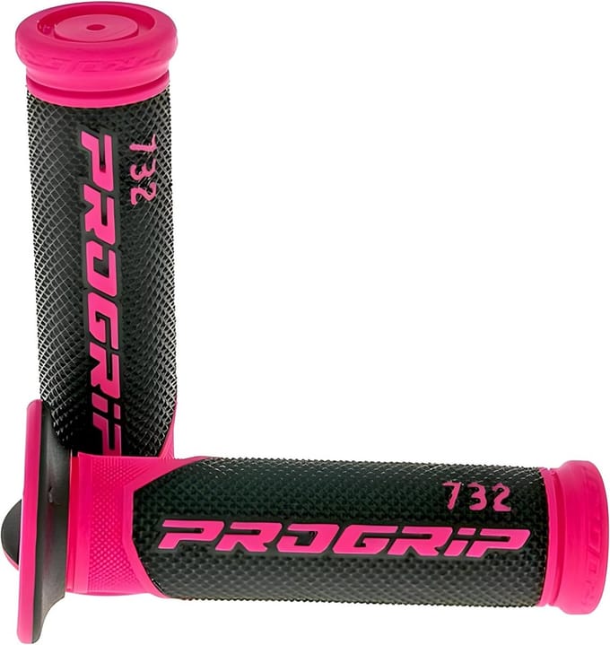 Fietsstuur Grips Zwart Roze Ø 22mm