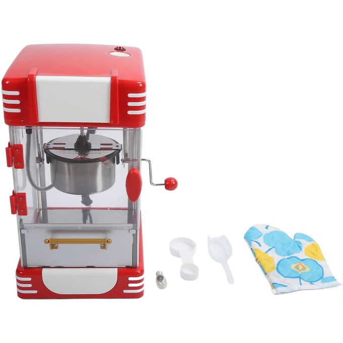 Elektrische Popcornmachine Volautomatisch Snel Poppen 320W Elektrische Popcornmachine voor Bioscoop L gray