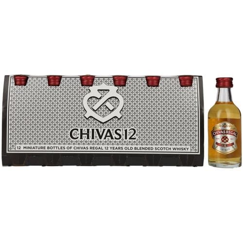 Chivas Regal 12 Years Old Blended Scotch Whisky 40% Vol. 12x0,05l