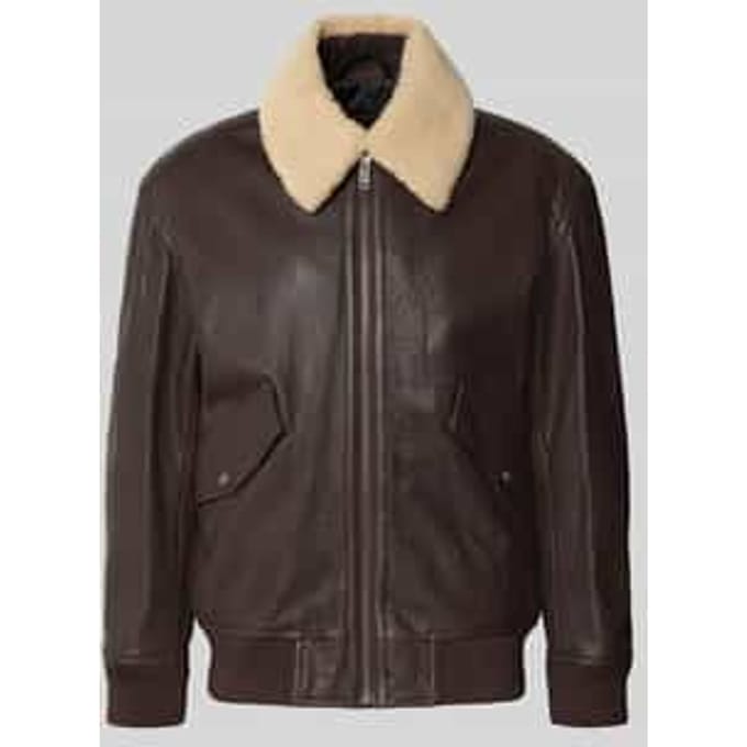 Regular Fit leren jack van puur buffelleer model 'Jopeak'