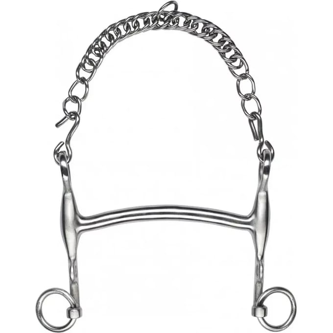 Bit voor paard Feeling Inox satin