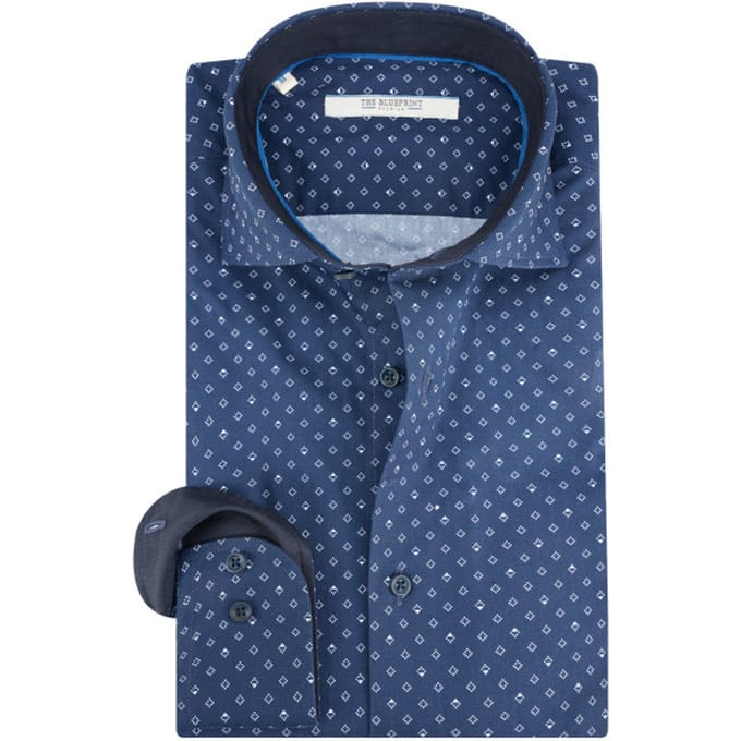 The Blueprint trendy overhemd met lange mouwen