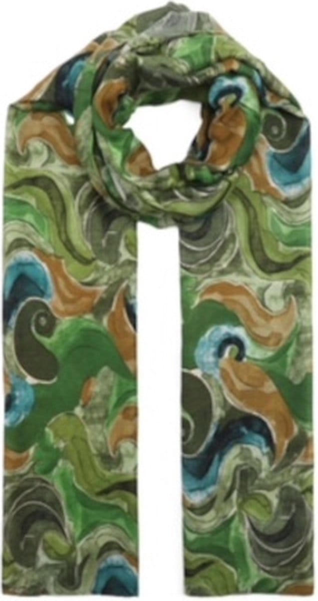 Bijoutheek Sjaal (Fashion) Wave Groen