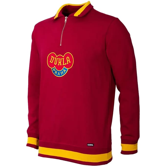 COPA - Dukla Prague 1968 Retro Voetbal Trui - Heren - Rood - S