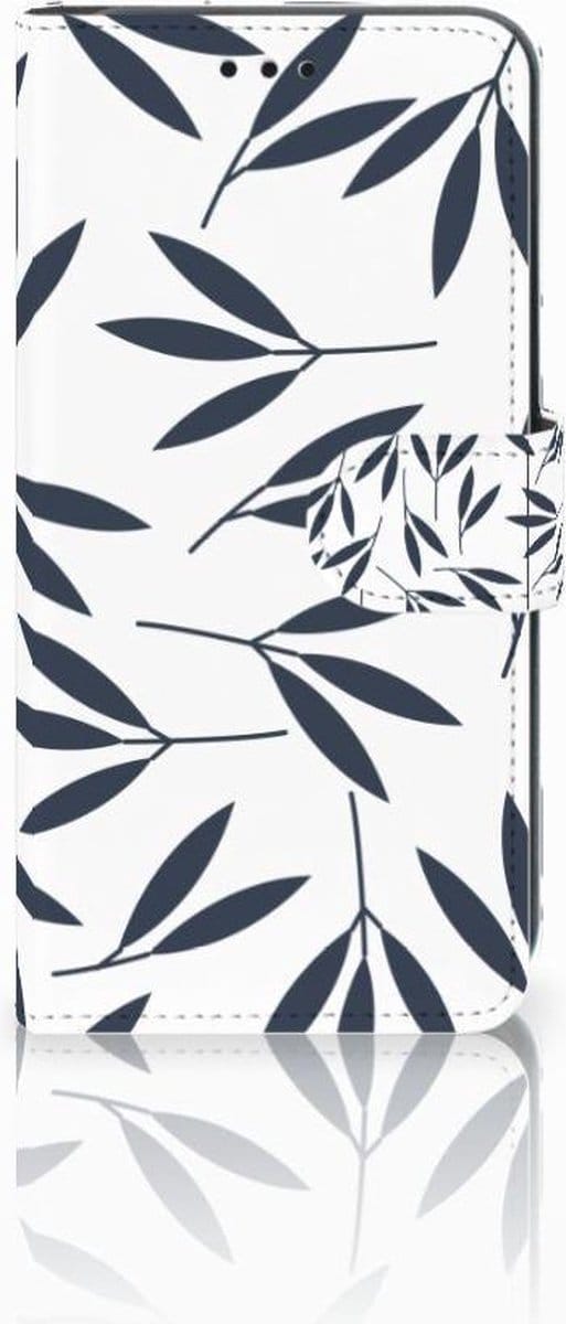 Xiaomi Mi A2 Lite Hoesje Leaves Blue