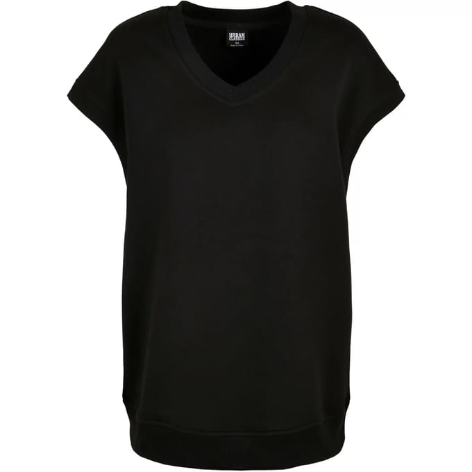 Urban Classics - Oversized Sweat Gilet - S - Zwart