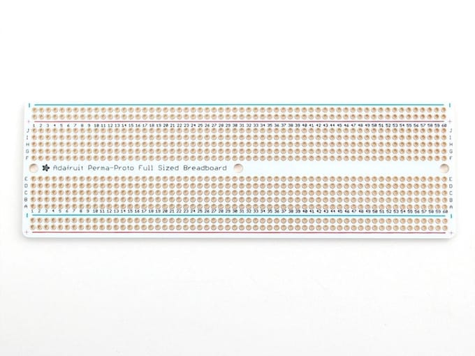 Prototyping board PermaProto full-sized breadboard PCB Adafruit 1606