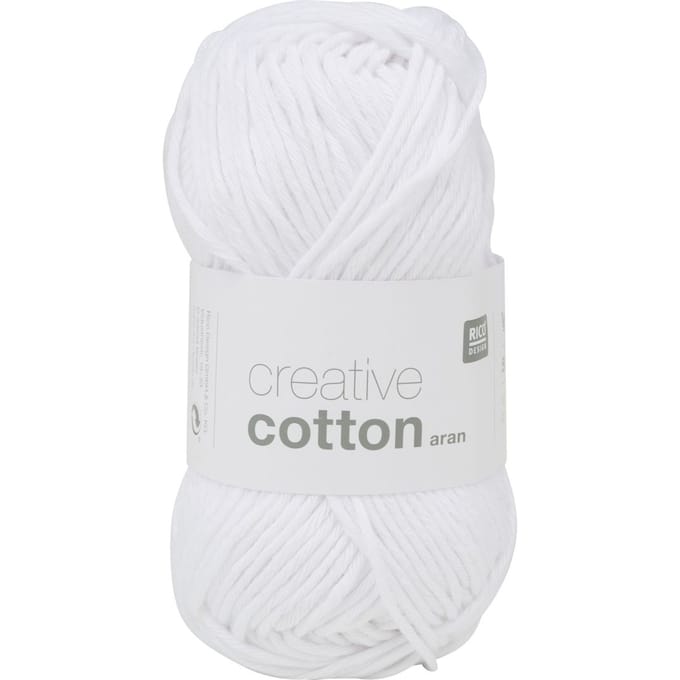 Rico Design Creative Cotton aran - Wit