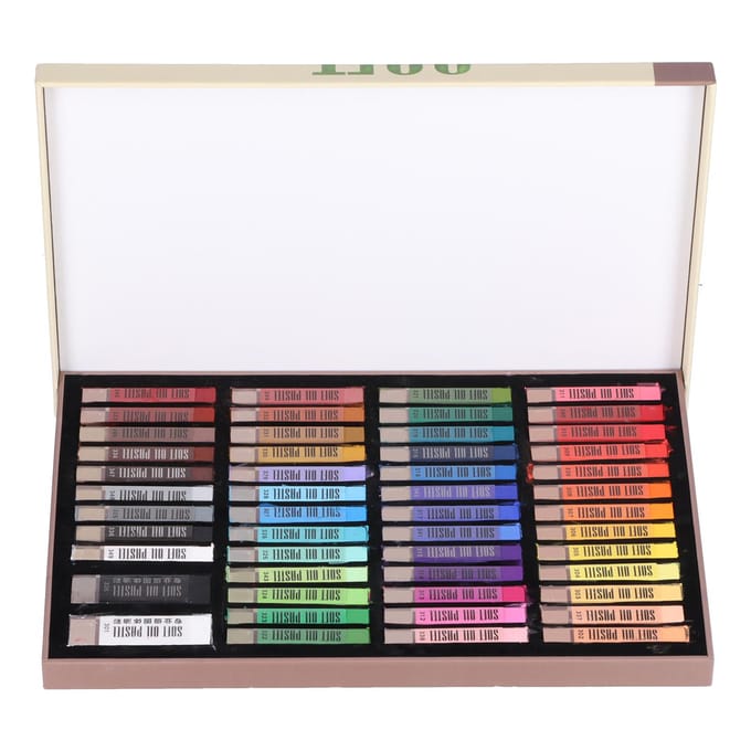 Pastels à l'huile doux 48 couleurs, crayons de couleur professionnels pour dessin, graffiti, art, peinture, ensemble gray