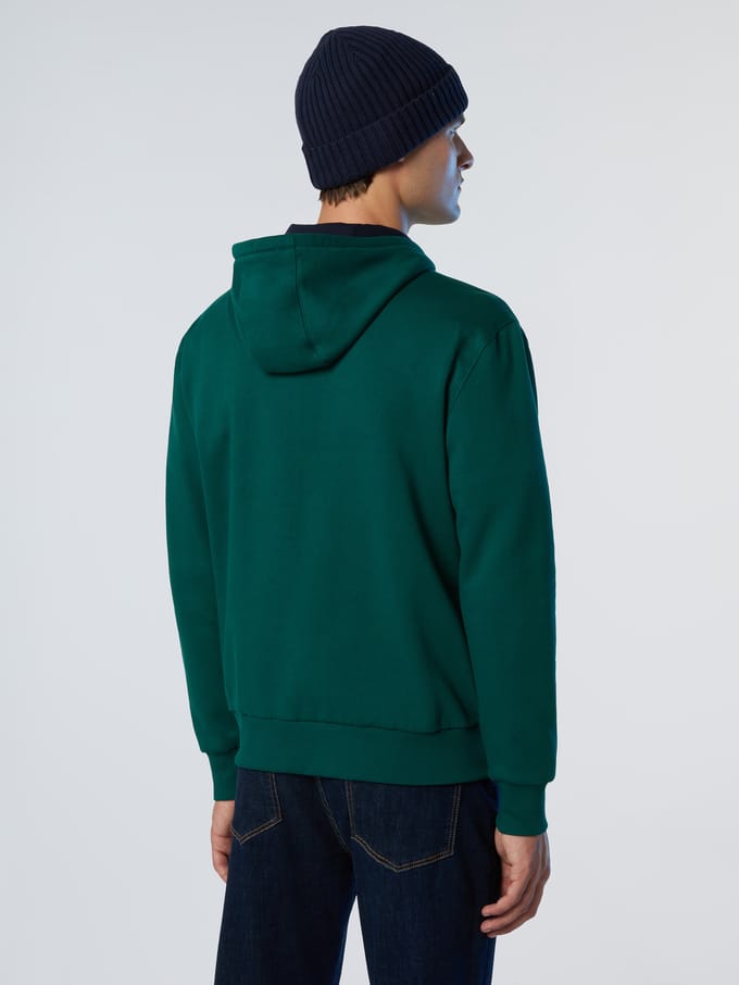 North Sails Hoodie Volledige ritssluiting met geborduurd logo