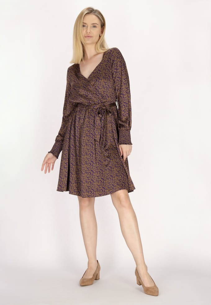 usha jurk Dames Violette Curry
