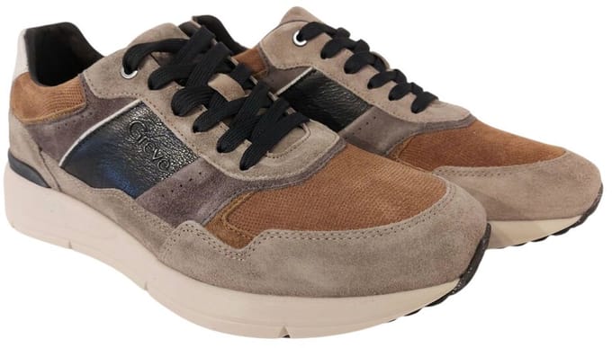 Greve Sneaker Walker 3289.01 Taiga Grijs Suede Wijdte K