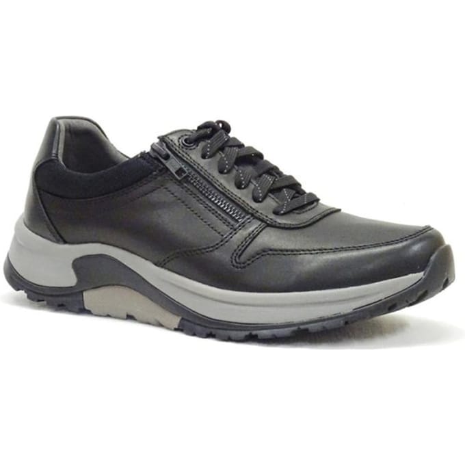 Pius Gabor rollingsoft sensitive 8000.14.09 - heren rollende wandelsneaker - zwart - maat 40.5 (EU) 7 (UK)