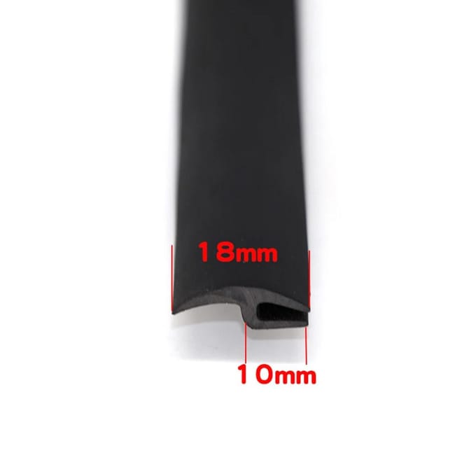 2m Auto Voorruitpaneel Sierlijst Afdichtstrip Sticker Stofdichte Rubberen Afdichtstrip voor Auto Auto Dashboard Voorruit gray