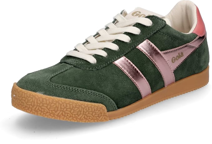 Gola Elan Glitz - Damessneaker - Evergreen-Roze-Koraal