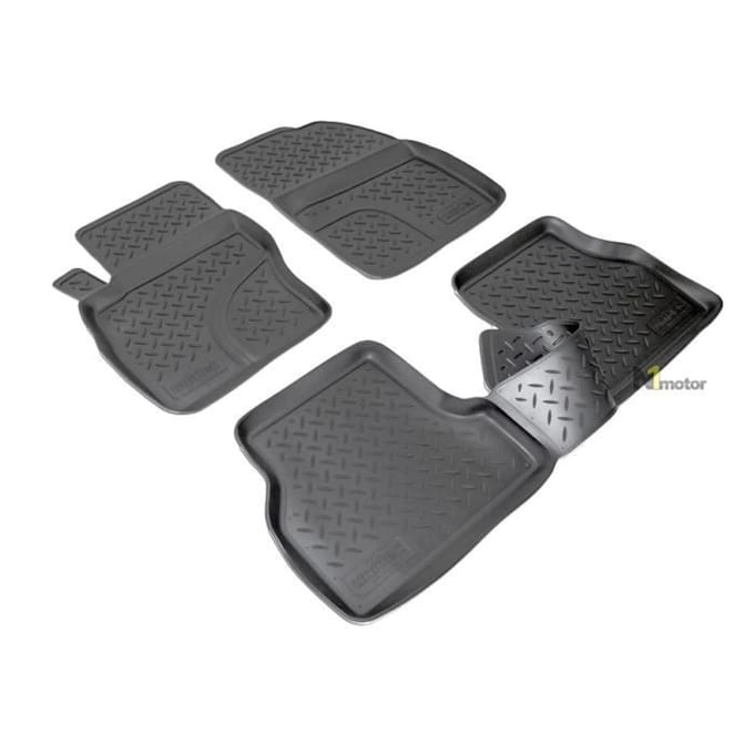 NORM Liners | Tapis De Sol En Caoutchouc TPE Toutes Saisones Pour Ford Focus 2 2005-2010 noir
