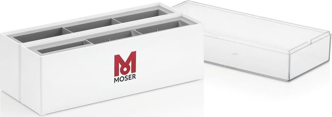 Moser Storage Box Empty Box for Magnetic Attachment Combs