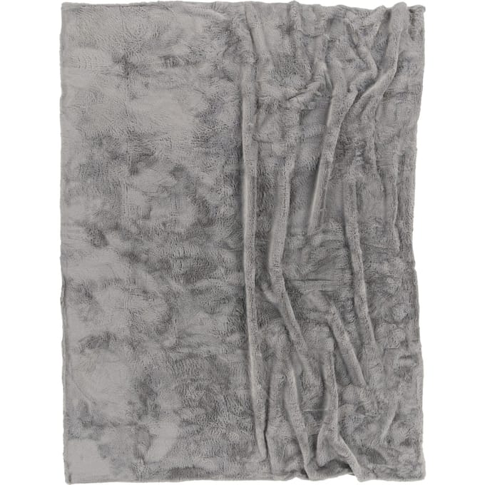 Zachte deken Solina antraciet 200x240 cm