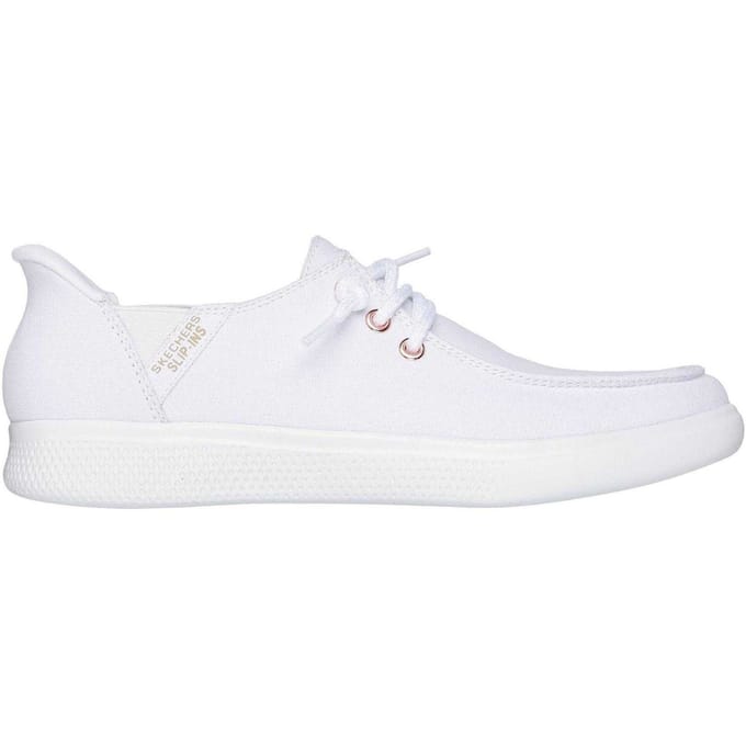 Skechers Skipcute canvas sneakers voor dames (Wit)