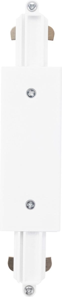 Ledvion - 1-Fase Rail Gemiddelde Power Connector (Wit) - Naadloze Intergratie 1-Fase
