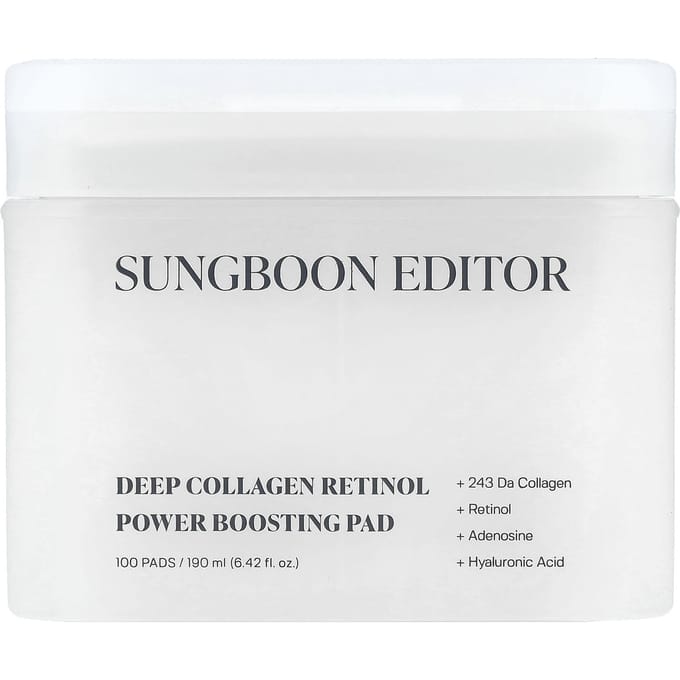 SUNGBOON EDITOR - Deep Collagen Retinol Power Boosting Pad 100 pads