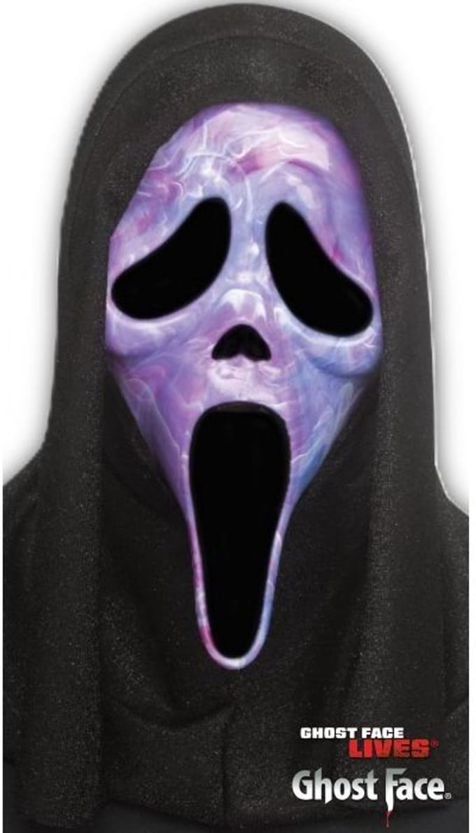 Ghost Face® Scream Marbled Masker Paars