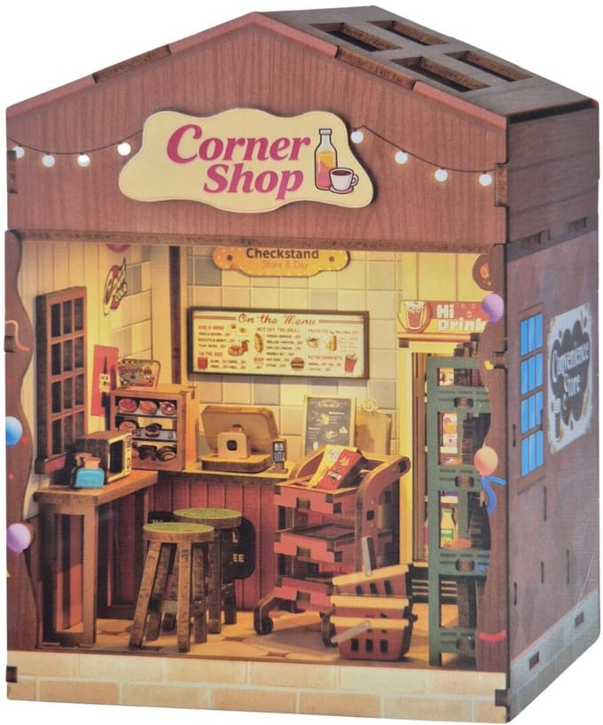 Beehub, DIY Huisje, Convenience Store, BE013153, 19x15,4x9,5 cm