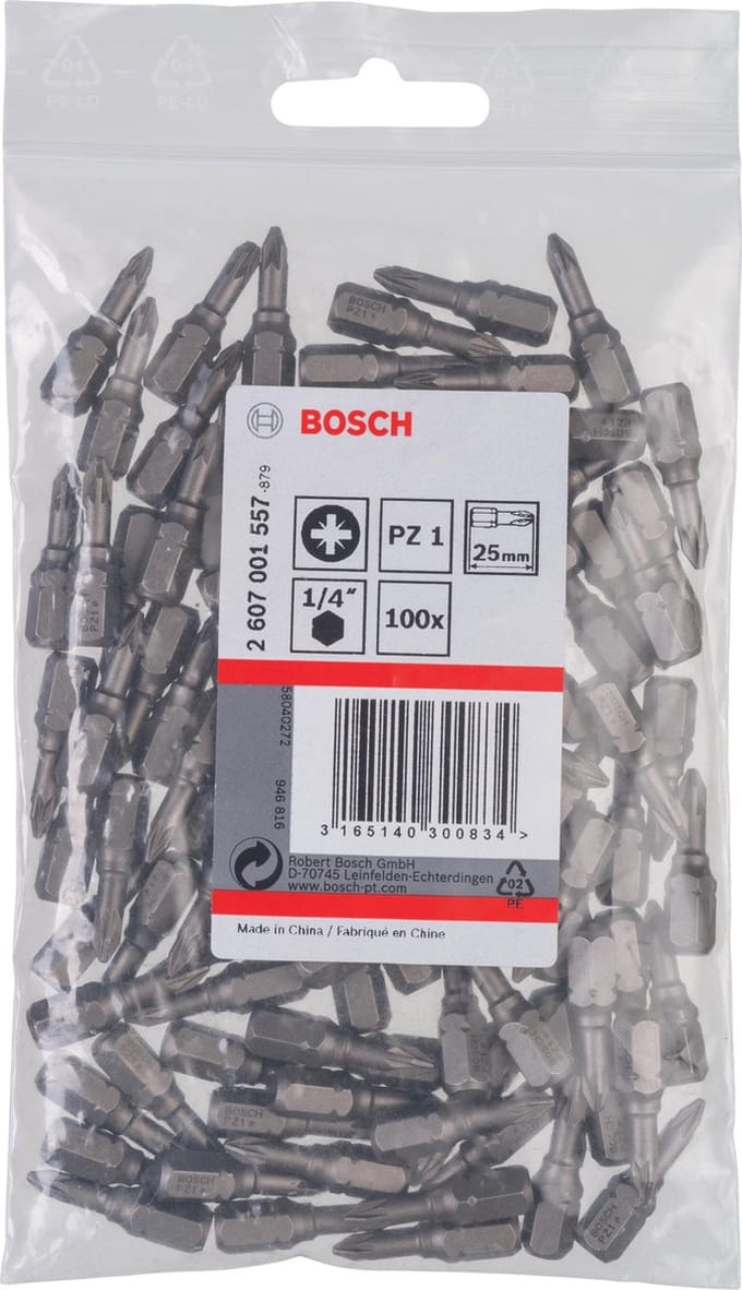 Bosch - PZ1 XH-TORS - 100 stuks