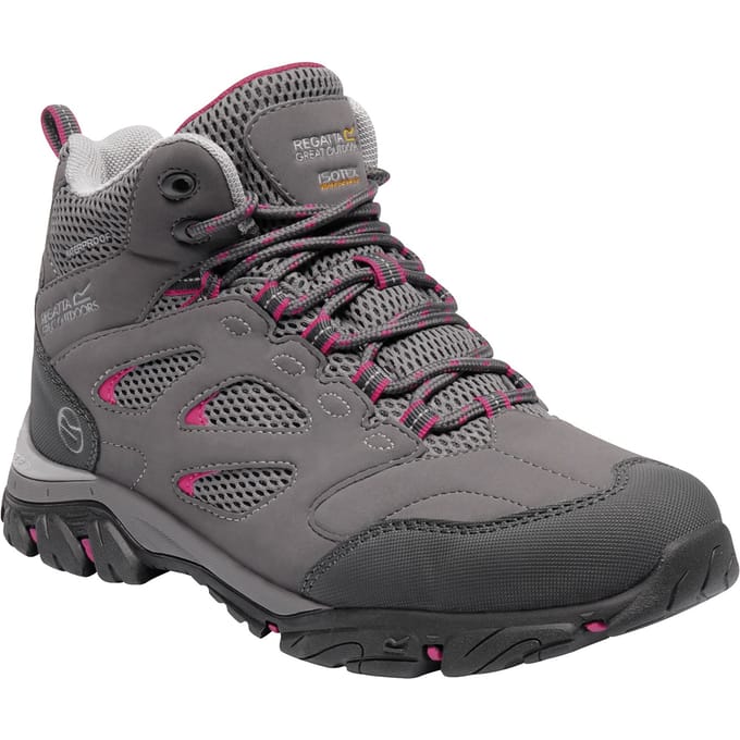 Regatta Dames/dames Holcombe IEP Mid Hiking Boots (Staal/levendig)