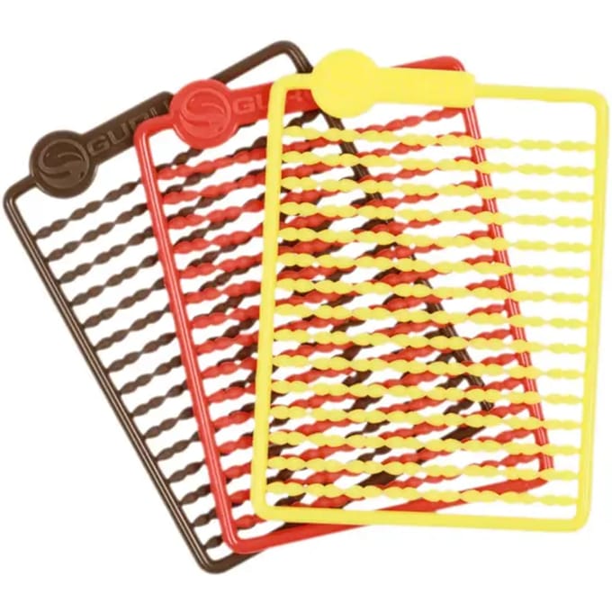 Guru Micro Hair Stops - Boiliestoppers - Bruin / Rood / Geel