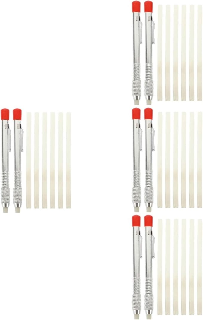 Speksteen Pen - Markeer Potlood - Lassen Markeren - Gestructureerd Grip Oppervlak - 13cm Lengte - Zoals Afgebeeld