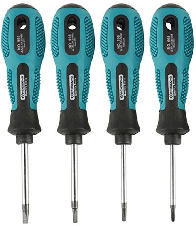 4-delige Triangel Schroevendraaierset met Magnetische Multifunctionele Handtools