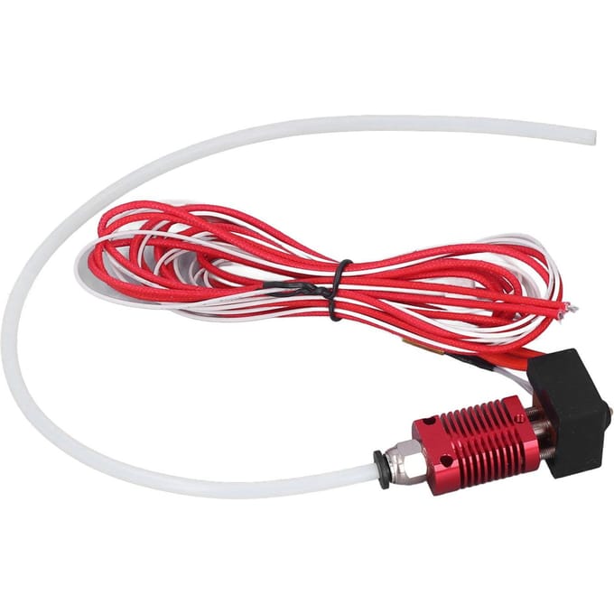 Extruder Hotend Kit 3D-printer MK8 Extruder Verwarmingsuiteinde Set voor Ender 3 Serie 24V red