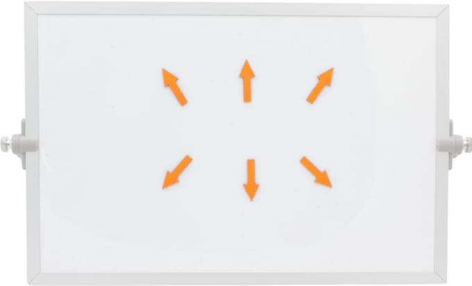Sam Creative Magnetisch Symbool - Pijl - 1,2x3 cm - Oranje - 25 stuks - Whiteboard Magneten