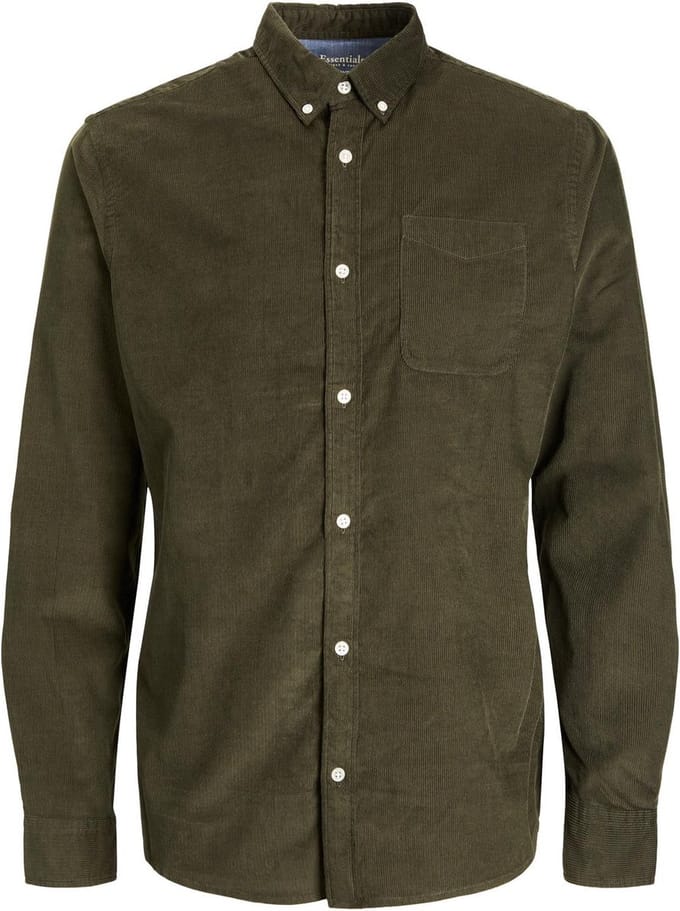JACK&JONES JJECLASSIC CORD SHIRT LS SN Heren Overhemd - Maat L