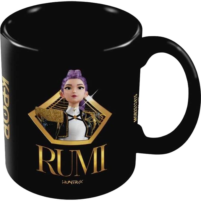 K-Pop Demon Hunters Portret Rumi Mok (Zwart/Goud)