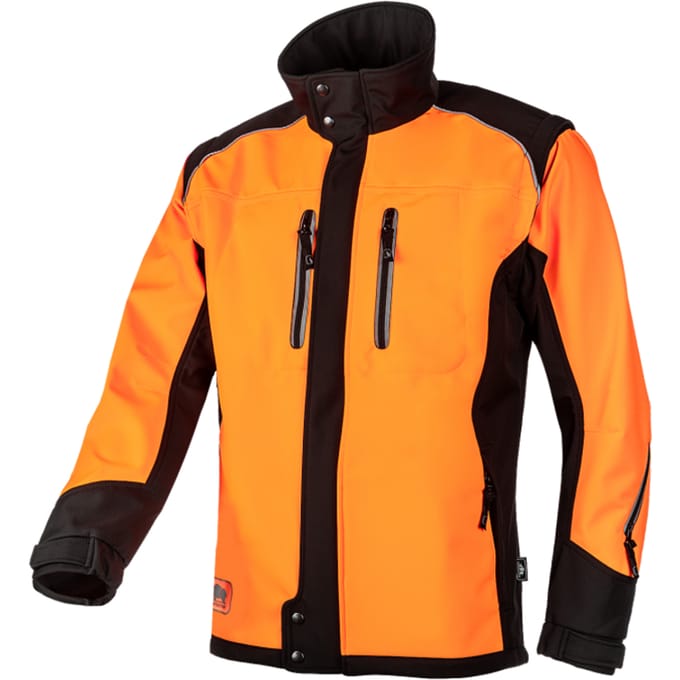 SIP Protection Fuyu Softshelljas - Fluo Oranje/Zwart - M