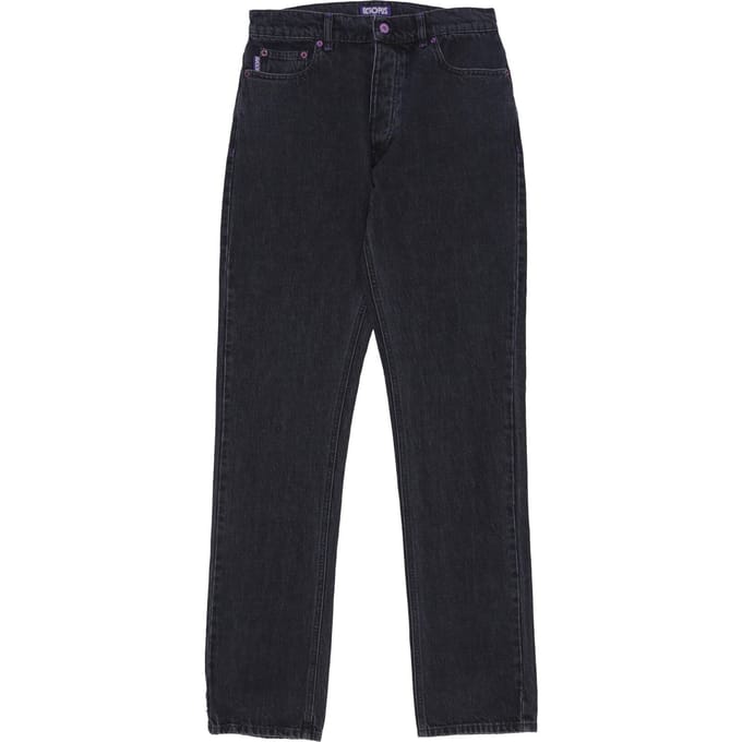 Herenjeans Zakken Normaal Denim Zwart