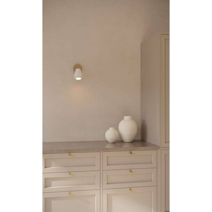 Nuura Aps Nuura plafondspot Anoli Spot Surface hoogte 20 cm goud/wit