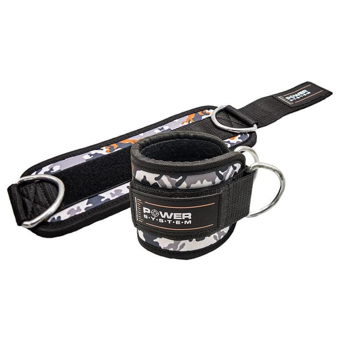 Sangles de cheville Power-system camouflage-marron
