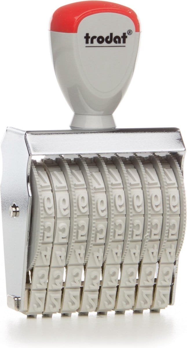 Trodat 1578 Cijferstempel | 8 banden | 54x7mm