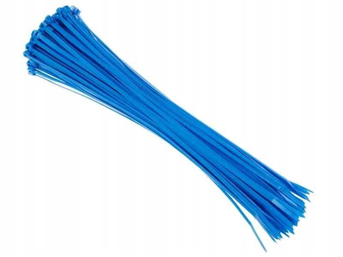 Nylon Kabelbinders Blauw 300x3,6mm - 100 Stuks