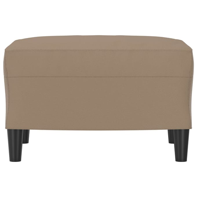 vidaXL Voetenbank 60x50x41 cm kunstleer cappuccino